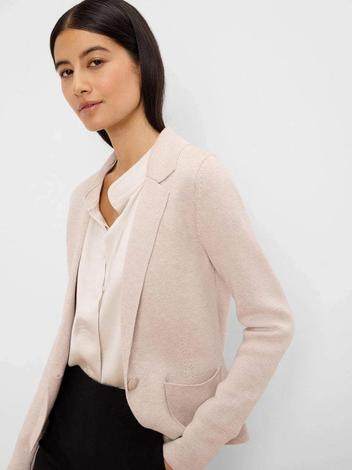 ELEGANT KNIT TAILORED BLAZER