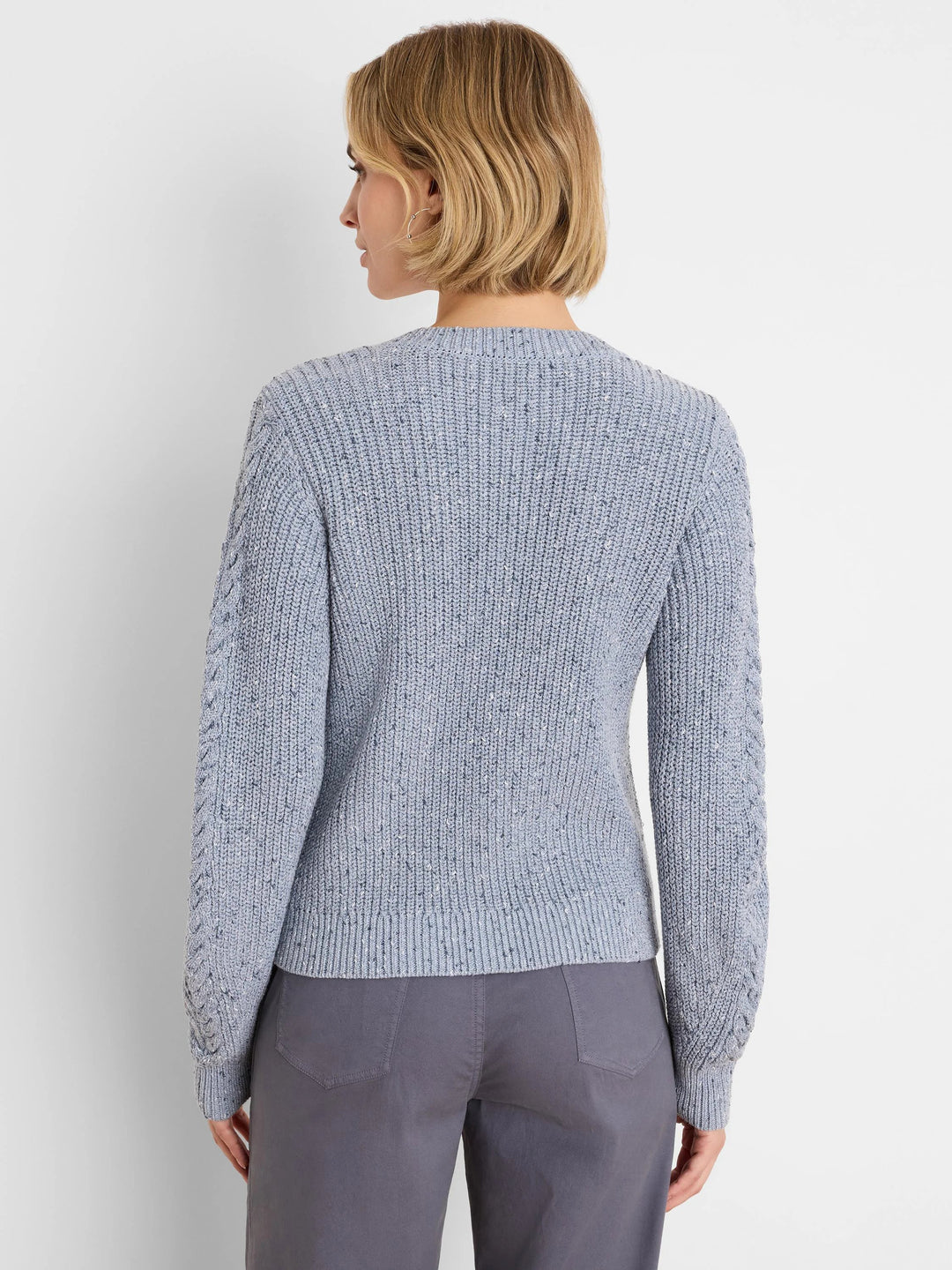 FLECKED SHAKER CARDIGAN