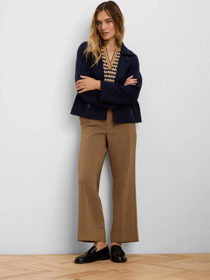 CLARENDON SLEEK STRETCH CUFFED ANKLE PANT