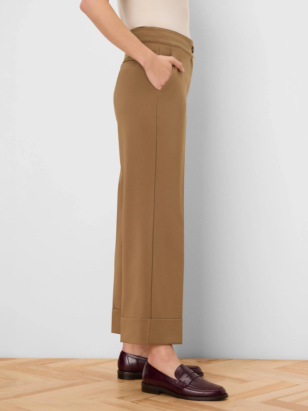 CLARENDON SLEEK STRETCH CUFFED ANKLE PANT