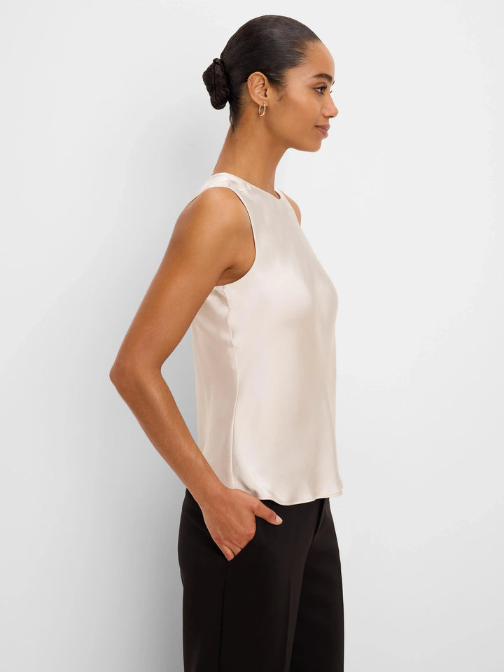DAY GLOSS WOVEN LAYERING TANK
