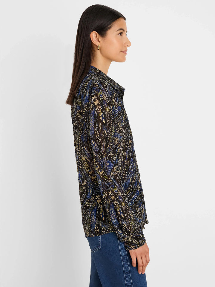 PORTOBELLO PAISLEY CHIFFON SHIRT