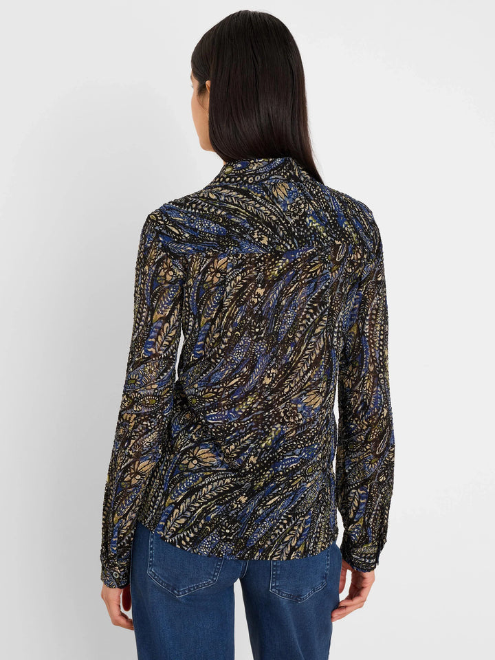 PORTOBELLO PAISLEY CHIFFON SHIRT