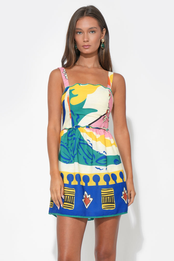 Reese Printed Mini Dress