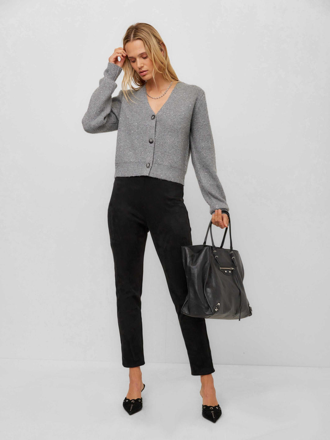 DANAE ANKLE SLIT PANTS