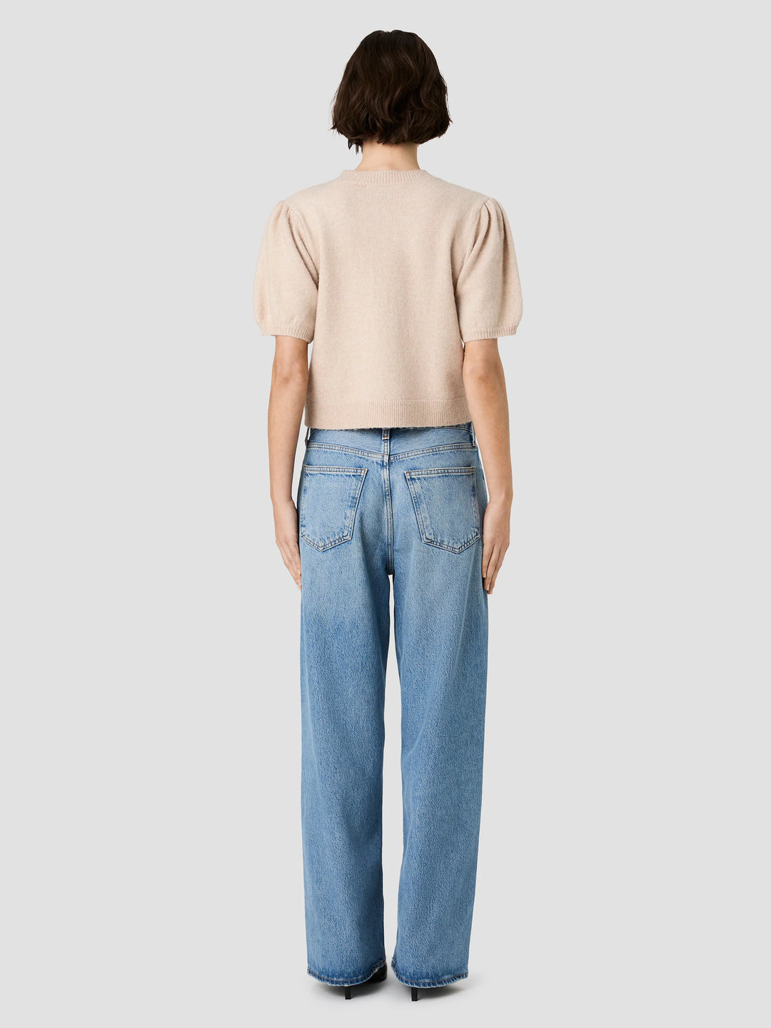 YULIA KNIT PUFF SLEEVE TOP
