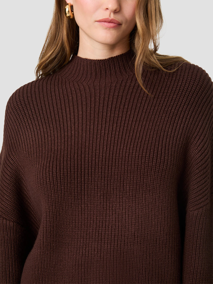 BABYSOFT MOCKNECK RIB PULLOVER