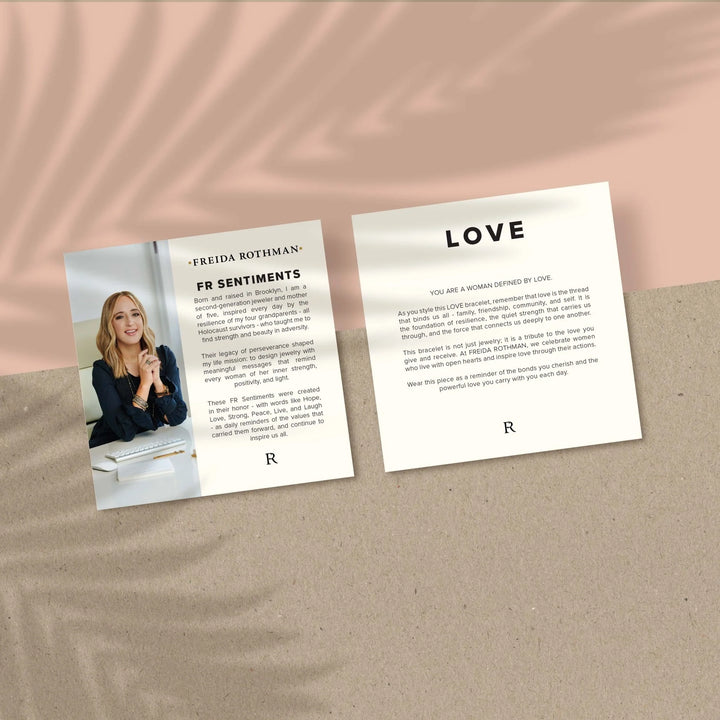 DG THE LOVE BEADED STRETCH BRACELET