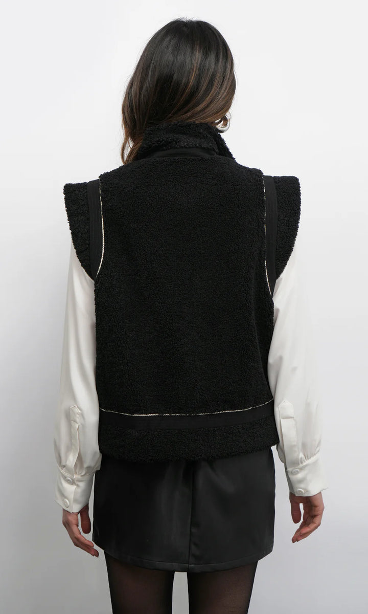 RORY SHEARLING VEST