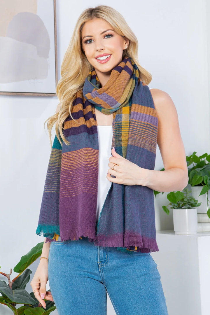 PLAID SHAWL