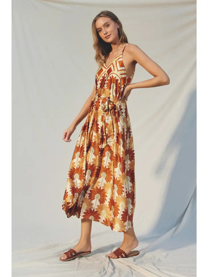GOLDEN AGE EXTRA FLARED MAXI DRESS
