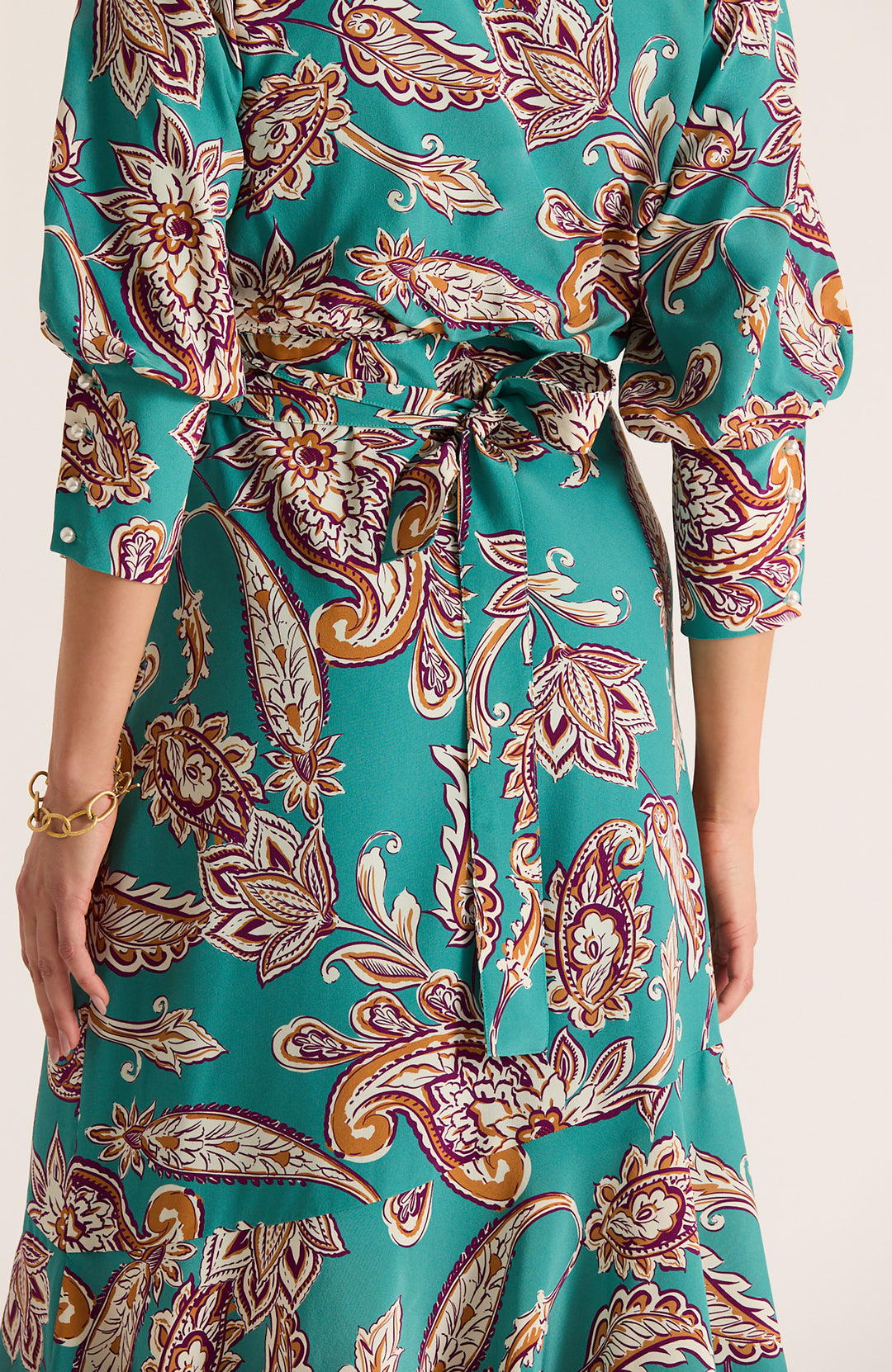 JULES SILK WRAP DRESS