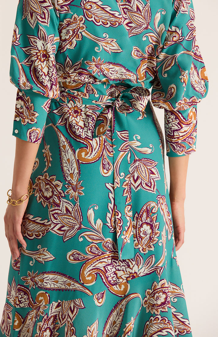 JULES SILK WRAP DRESS
