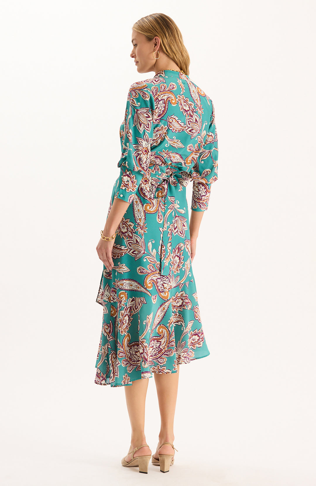 JULES SILK WRAP DRESS