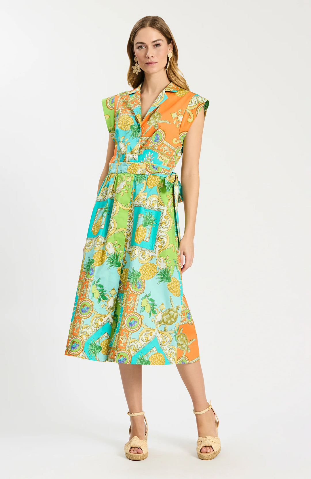PAIGE POSITANO SHIRT DRESS
