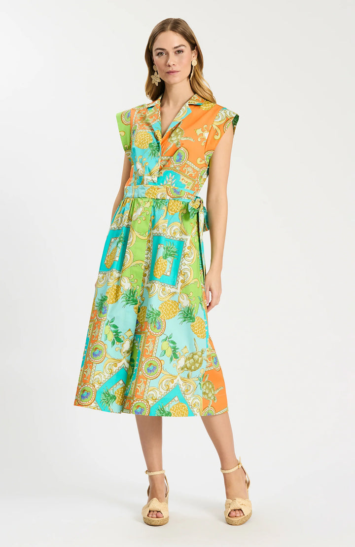 PAIGE POSITANO SHIRT DRESS