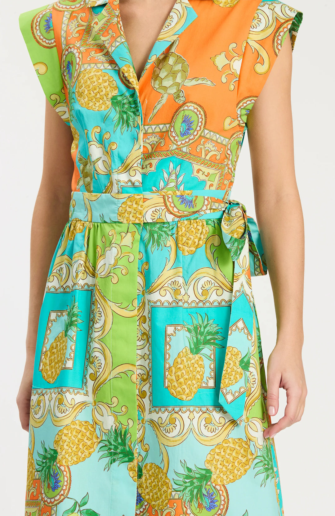 PAIGE POSITANO SHIRT DRESS