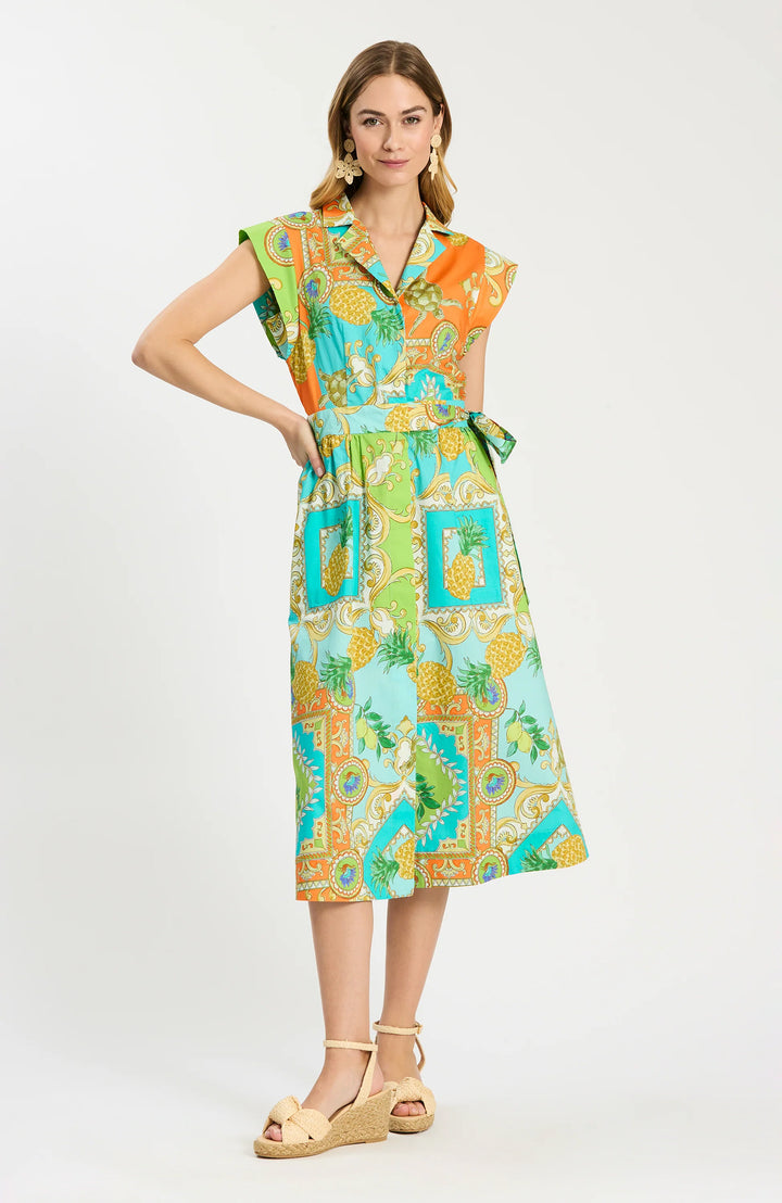 PAIGE POSITANO SHIRT DRESS