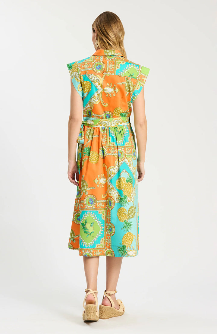 PAIGE POSITANO SHIRT DRESS