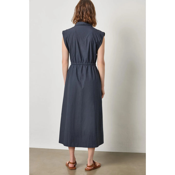 GUSSET SLEEVE MAXI DRESS
