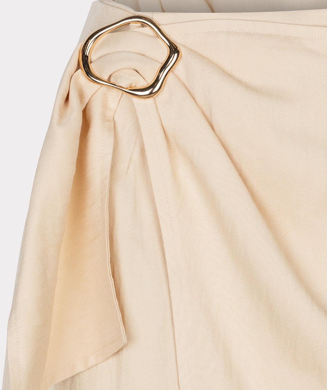 SKIRT WRAP BUCKLE CRUSHED