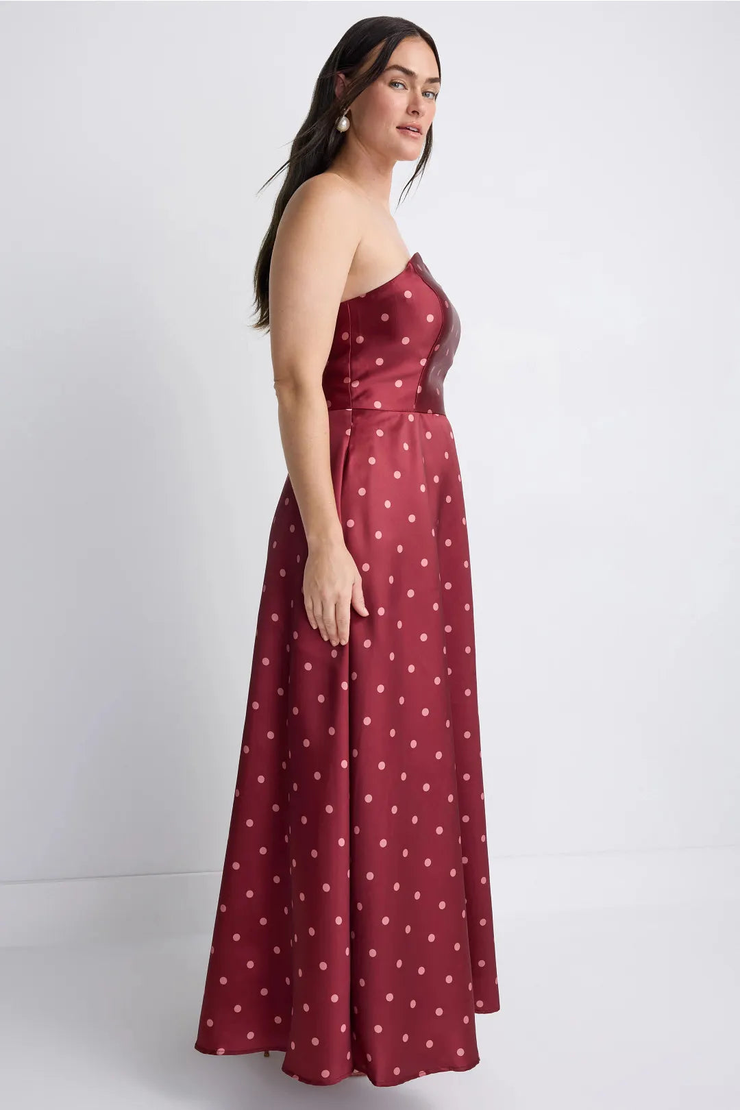 plus size red polka dot dress Red Polka Dot Wiggle Dress