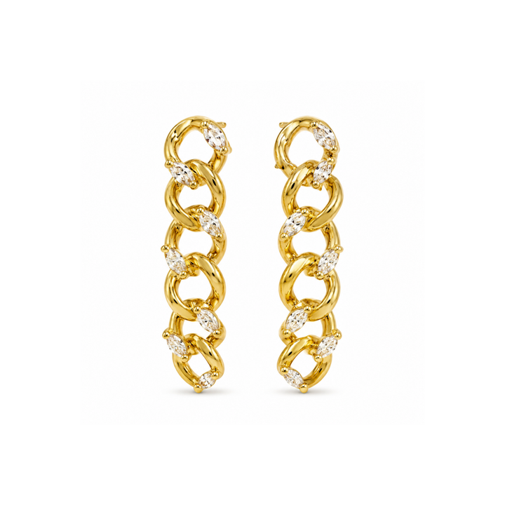 Lucia Chain Link Earrings