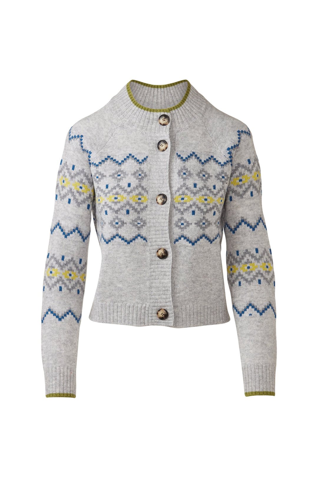 FAIRISLE BUTTON CARDIGAN