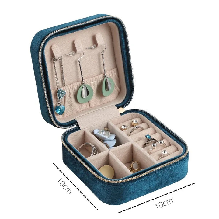 VELVET JEWELRY BOX
