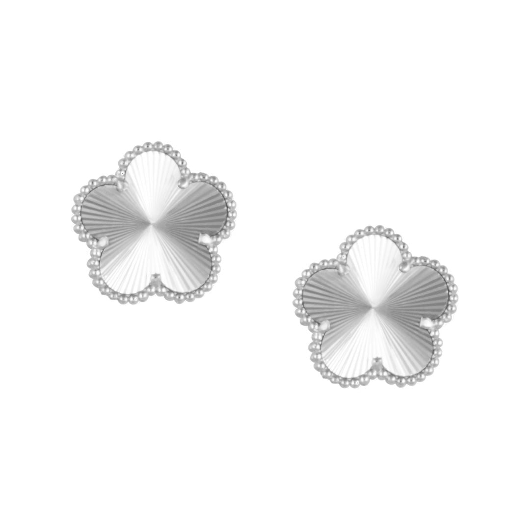 Adeline Clover Stud Earring Gold