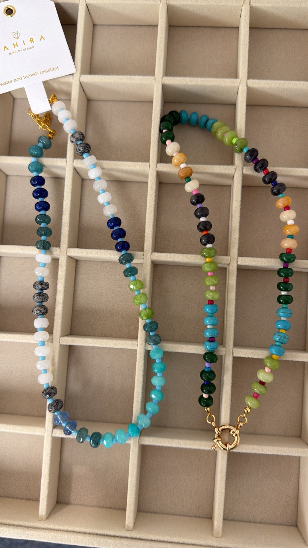 Seamoss Beaded Toggle Necklace