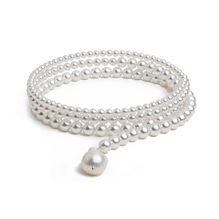 Gretchen Pearl Wrap Necklace