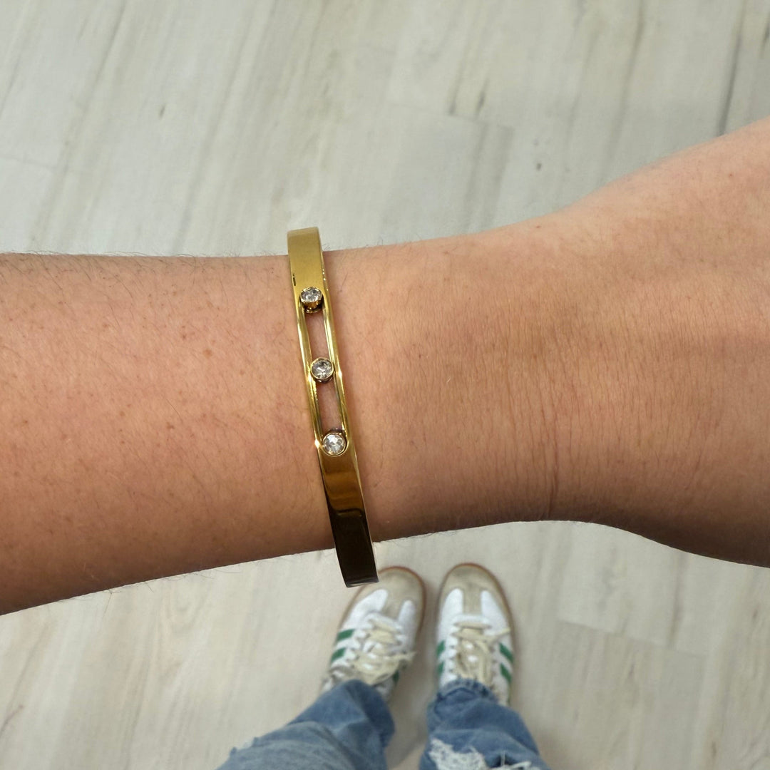 Alex CZ Bezel Bracelet