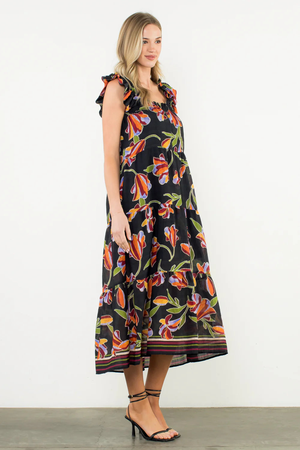FLORAL TANK MAXI DRESS – Copper Penny