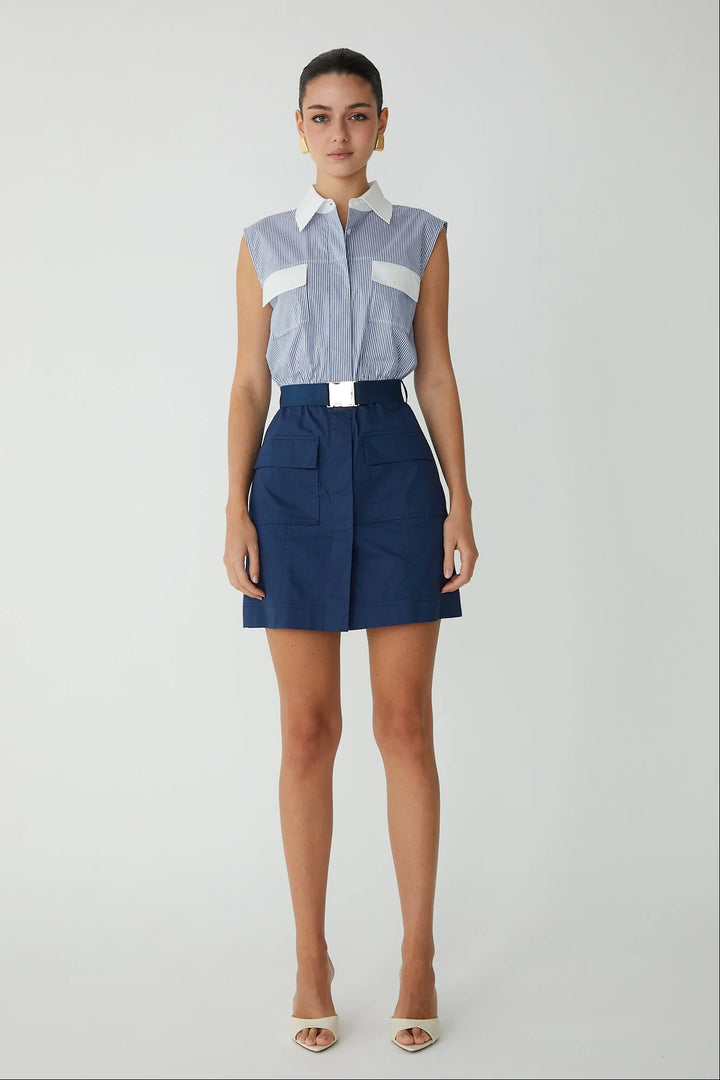 GABIN TWO TONE DRESS