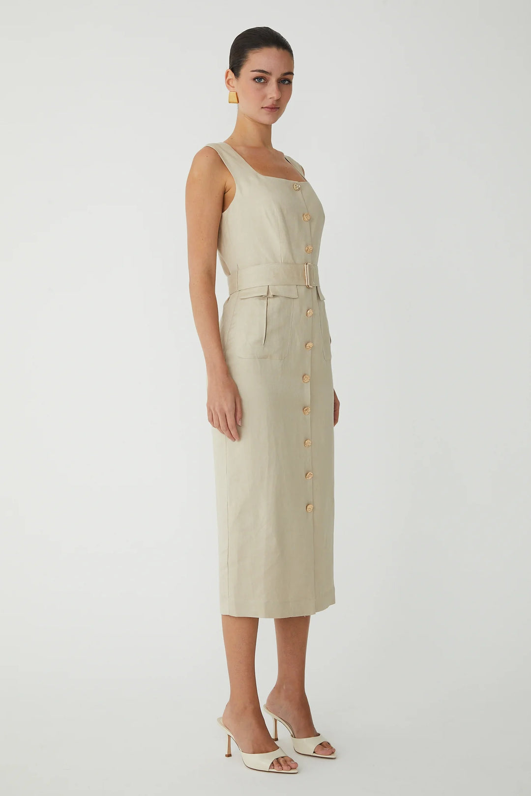 SONNA LONG DRESS WITH BELT