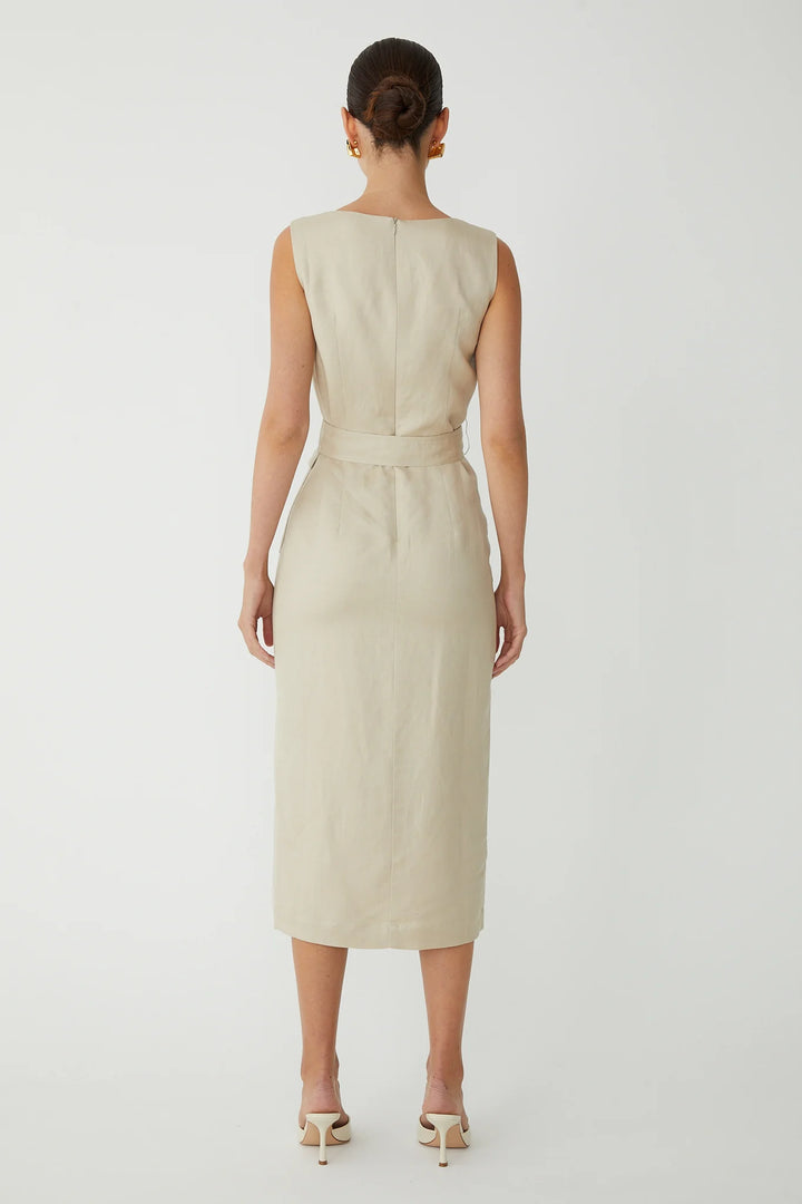 SONNA LONG DRESS WITH BELT