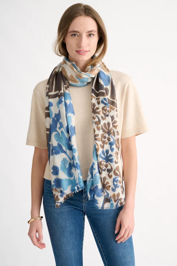 MODERN GLEN PRINT SCARF