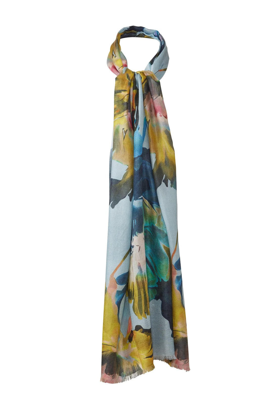 HIGHLAND BLOOMS PRINT SCARF