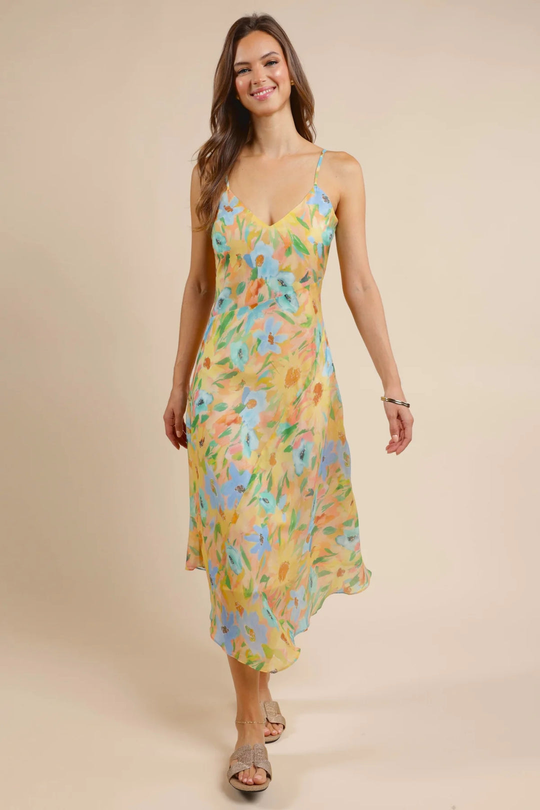 asymmetric chain-print midi dress asymmetric chain-print midi dress Asymmetric Midi Dress With Adaline