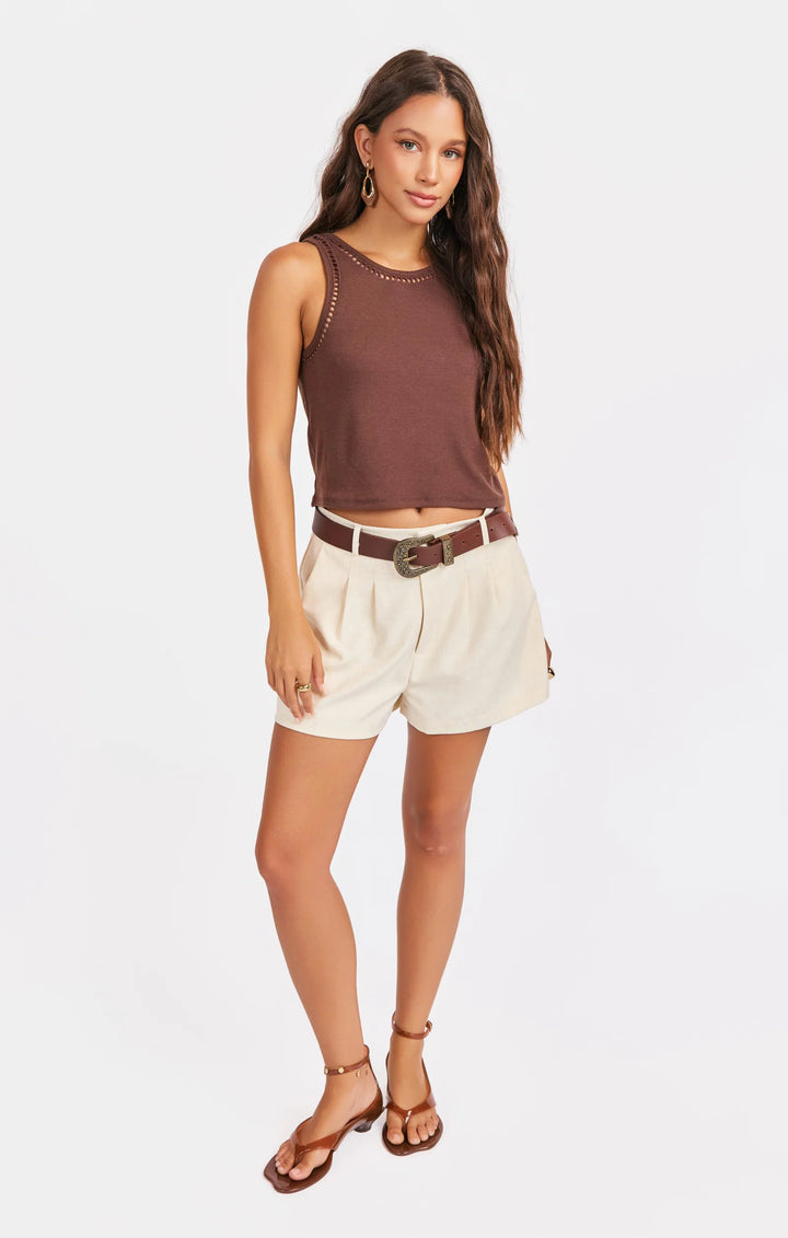 RIPTIDE EMBROIDERED TANK