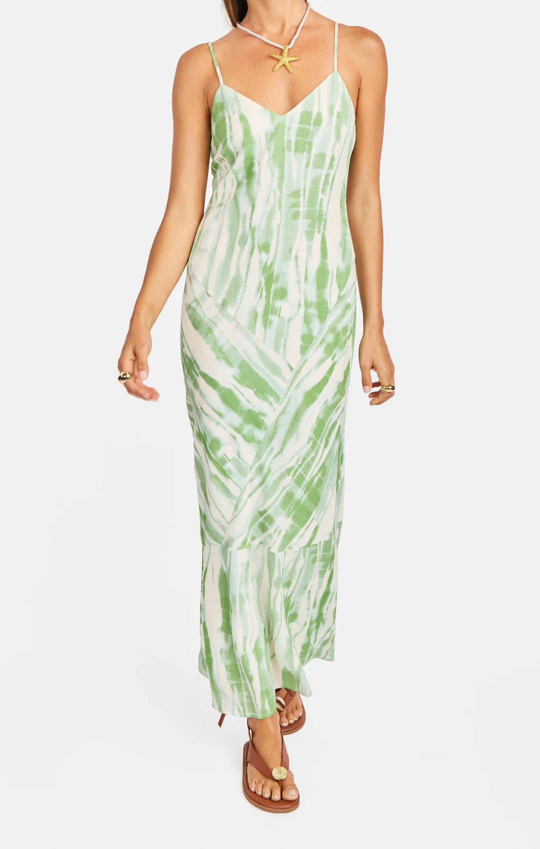 TROPICAL STORM SLIP DRESS