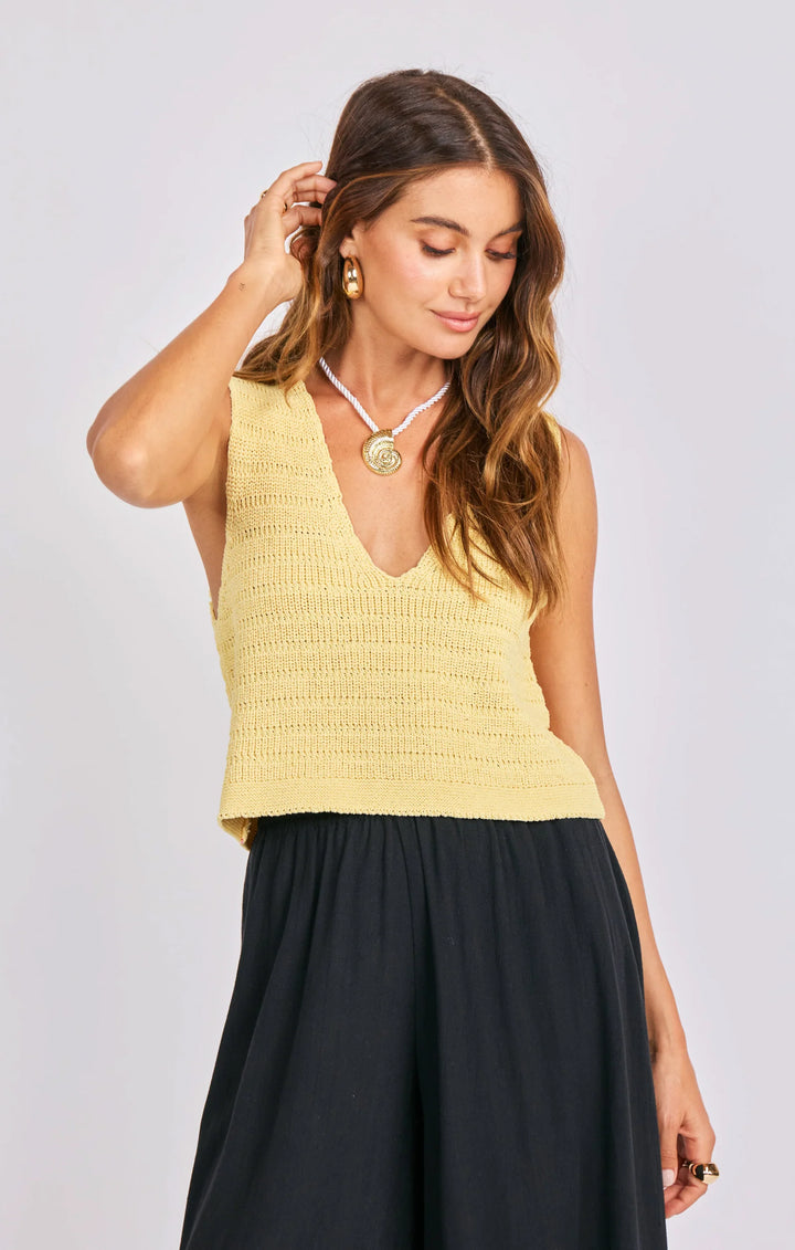 PINEAPPLE SWEATER TANK