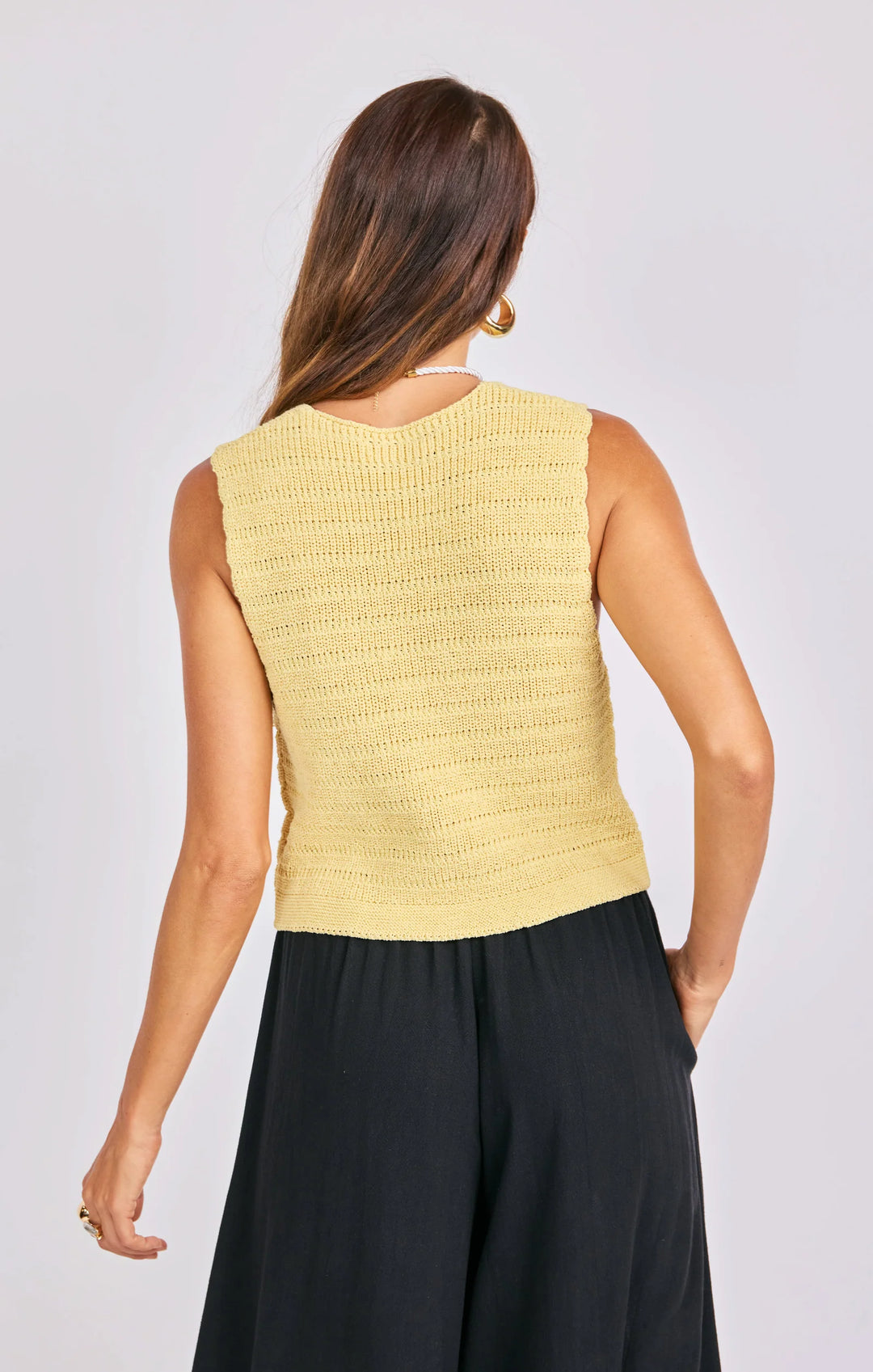 PINEAPPLE SWEATER TANK