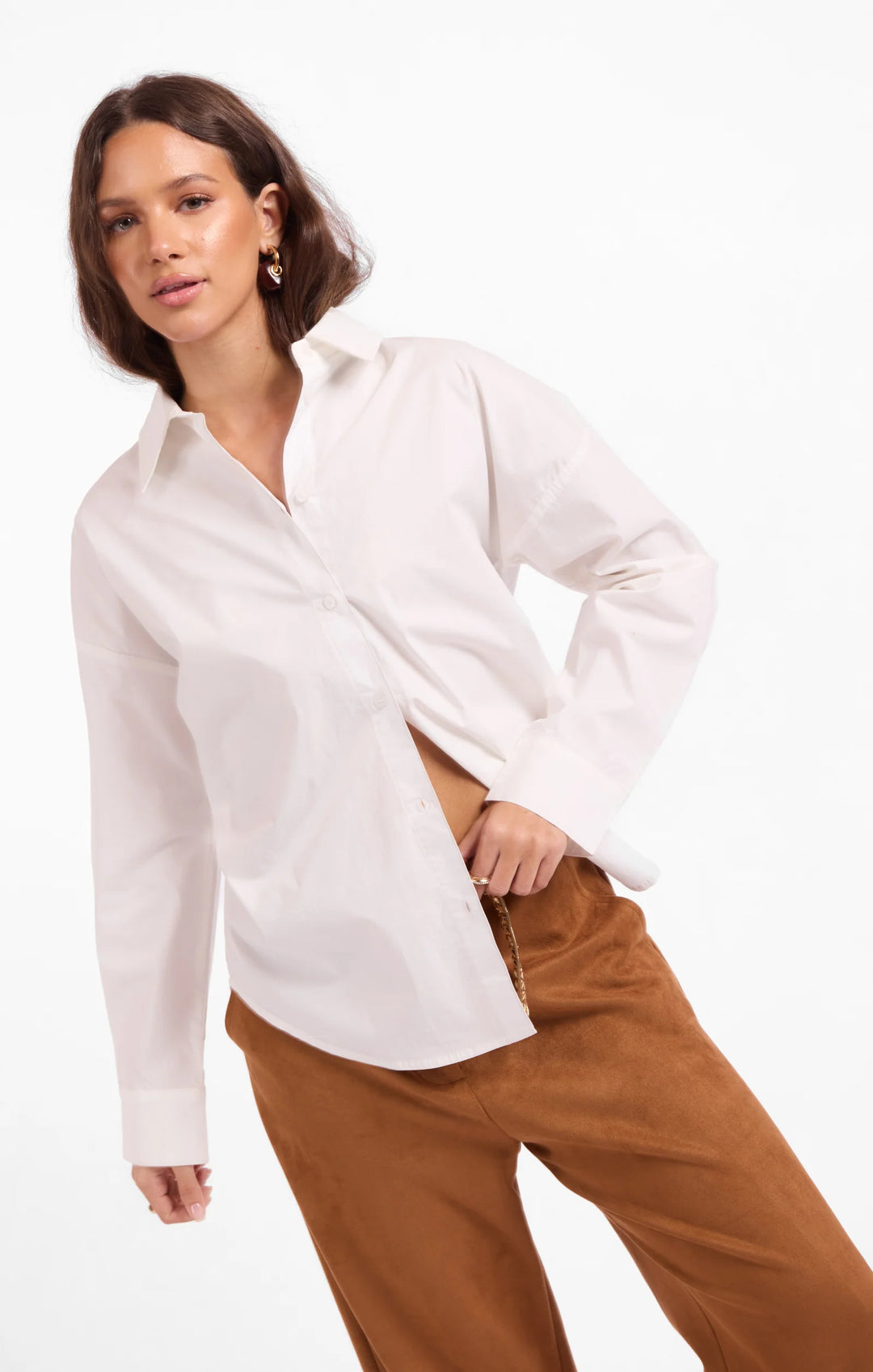 AMELIA BUTTON UP SHIRT