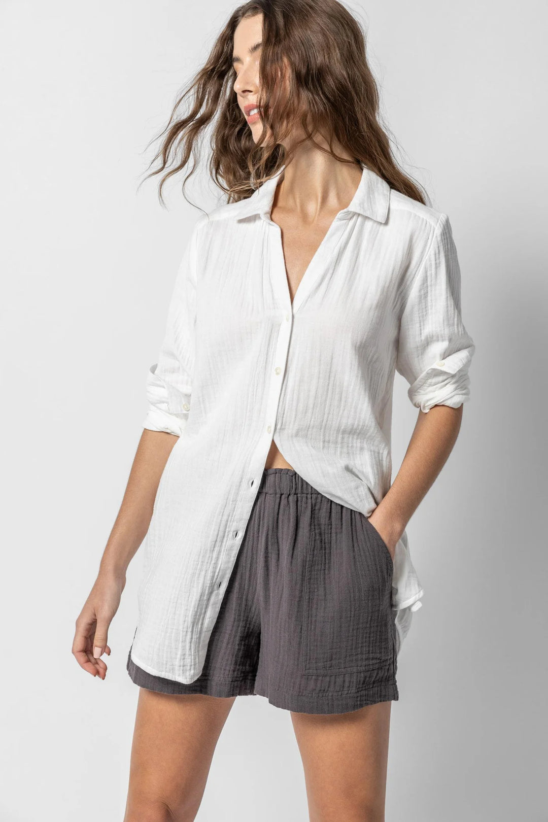 LONG SLEEVE BUTTON DOWN