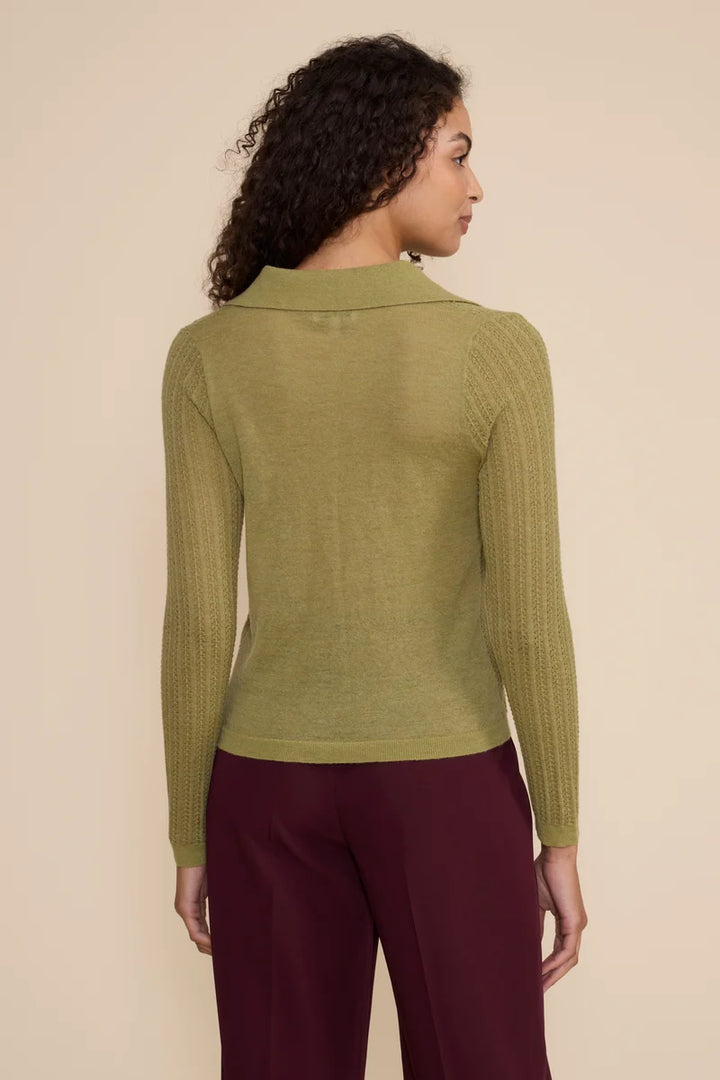 LEJLA POLO LONG SLEEVE TOP