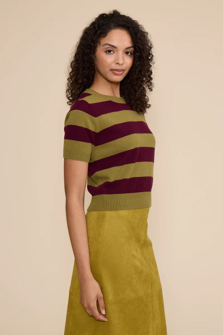 BOBBIE KNIT STRIPED TOP