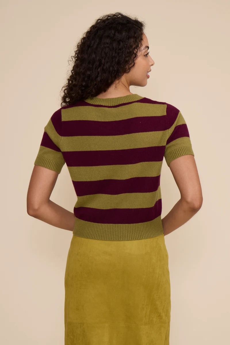 BOBBIE KNIT STRIPED TOP