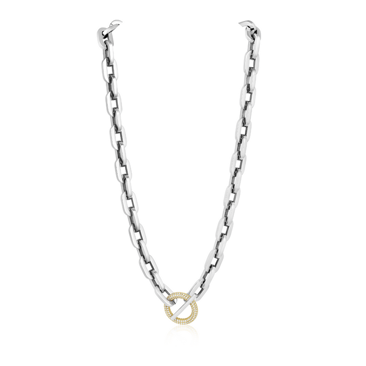 Rory Link Chain Toggle- Two Tone
